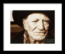 Load image into Gallery viewer, Willie nelson - Framed Print
