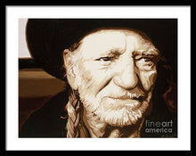 Load image into Gallery viewer, Willie nelson - Framed Print
