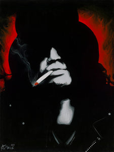 Slash Painting original acrylic art canvas