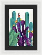 Load image into Gallery viewer, Quail Watch - Framed Print
